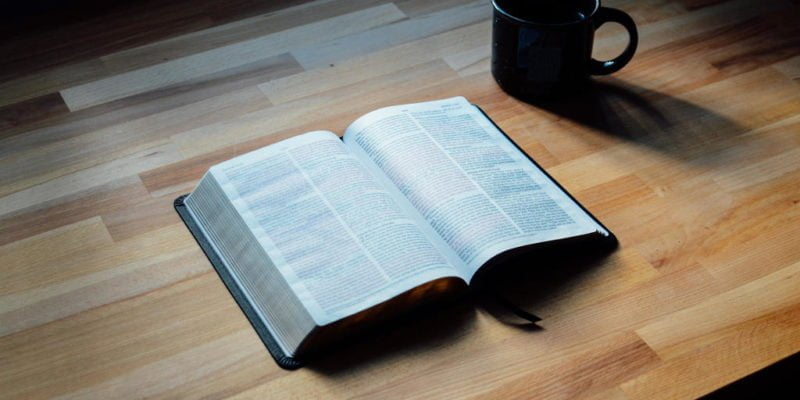 bible and coffee cup on wooden table 10 most helpful posts simple theology messy life