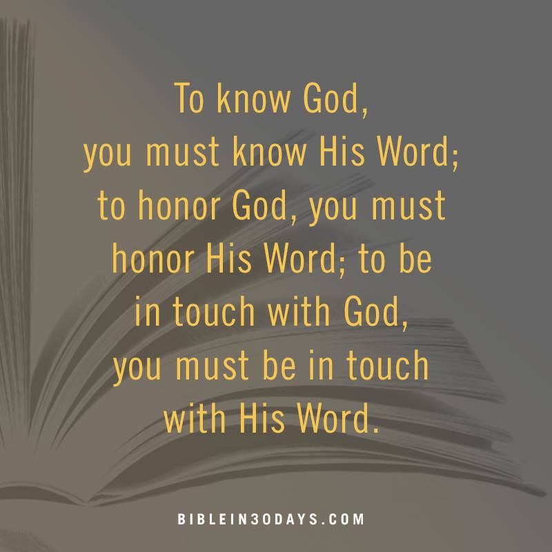 30 days to understanding the bible