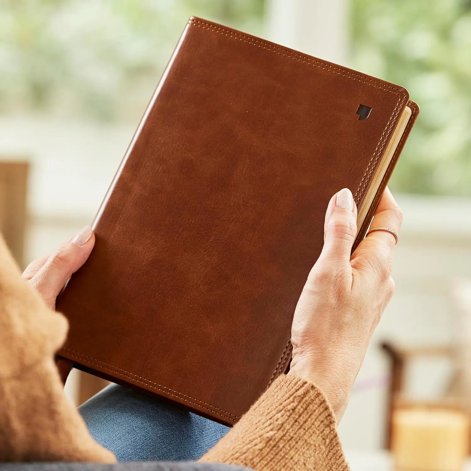 NET Thinline Large Print Reference Bible Leathersoft cover