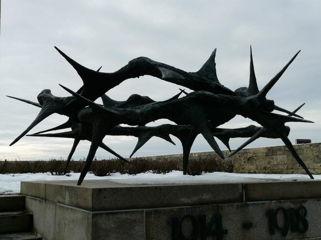 Crown of thorns sculpture