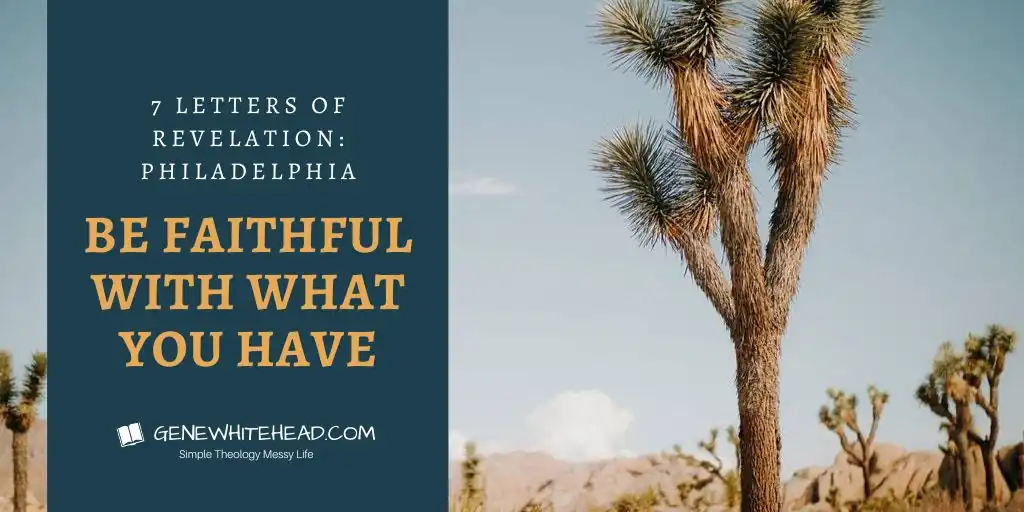 7 letters to 7 churches of Revelation  Philadelphia