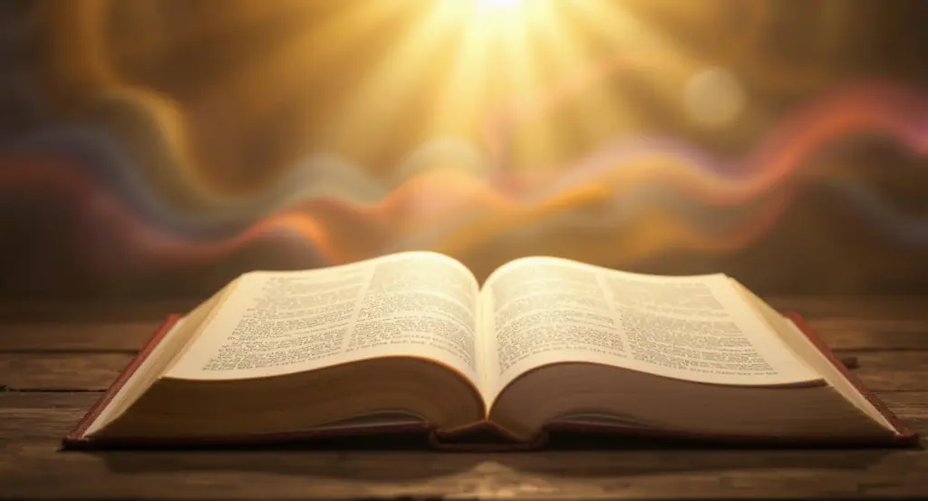 Open Bible illuminated with warm light symbolizing God’s unchanging design for marriage despite shifting cultural views.